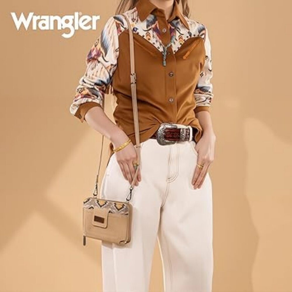 New Wrangler Crossbody Wallet Purse Women's‎ Cellphone Bag